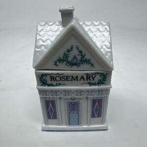 Vintage 1989 The Lenox Spice Village ROSEMARY Jar EXCELLENT Condition